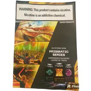 Vuse Print Ad Campaign Summer 2024 8x10 Frame Ready Original Magazine Vape
